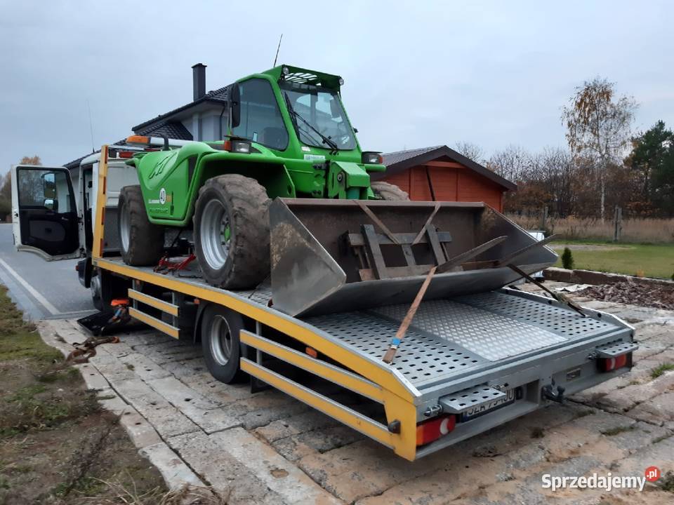 Laweta POMOC DROGOWA Transport Wózki widłowe Szczekociny