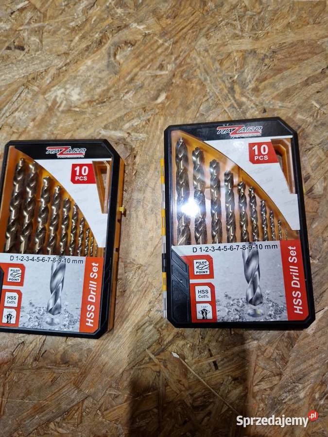 ZESTAW WIERTEŁ KOBALTOWYCH DO METALU Głogowa