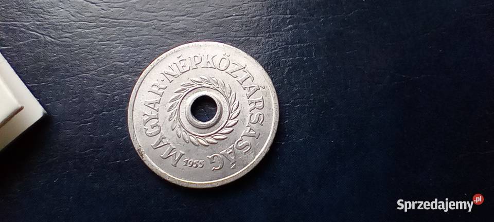 Stare monety 2 fillery 1955 Węgry Numizmatyka podkarpackie