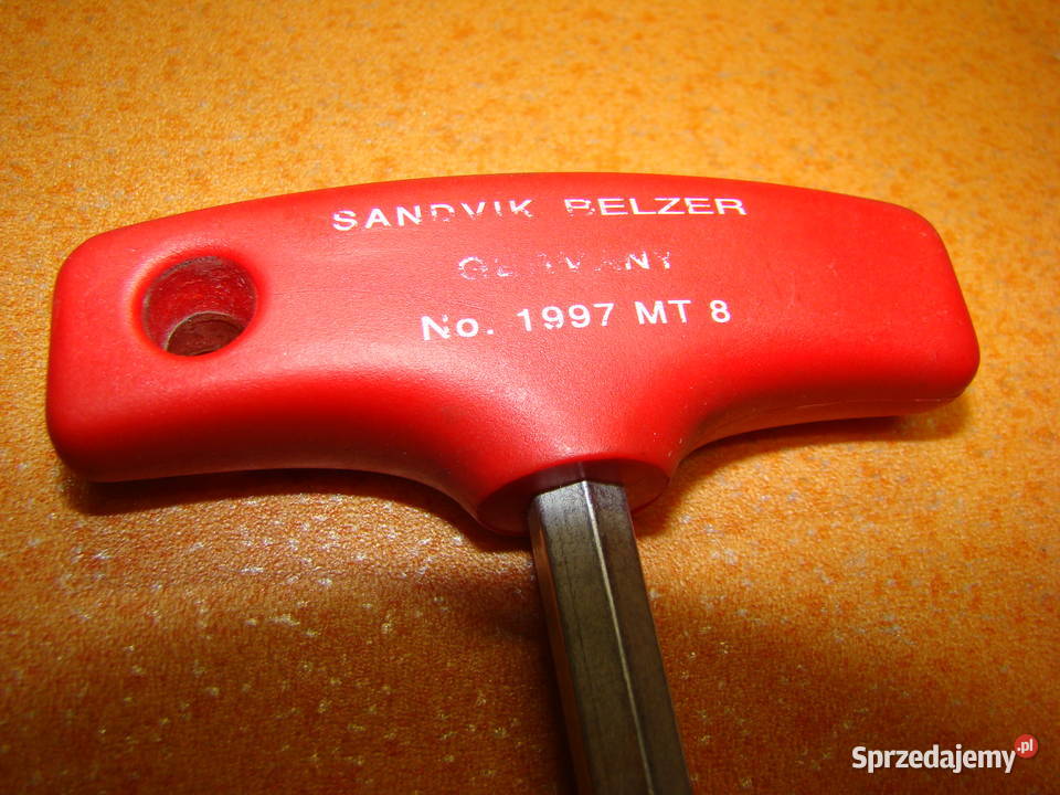 Klucz imbusowy z rękojeścią SANDVIK M 8 mm Ref Bielsko-Biała