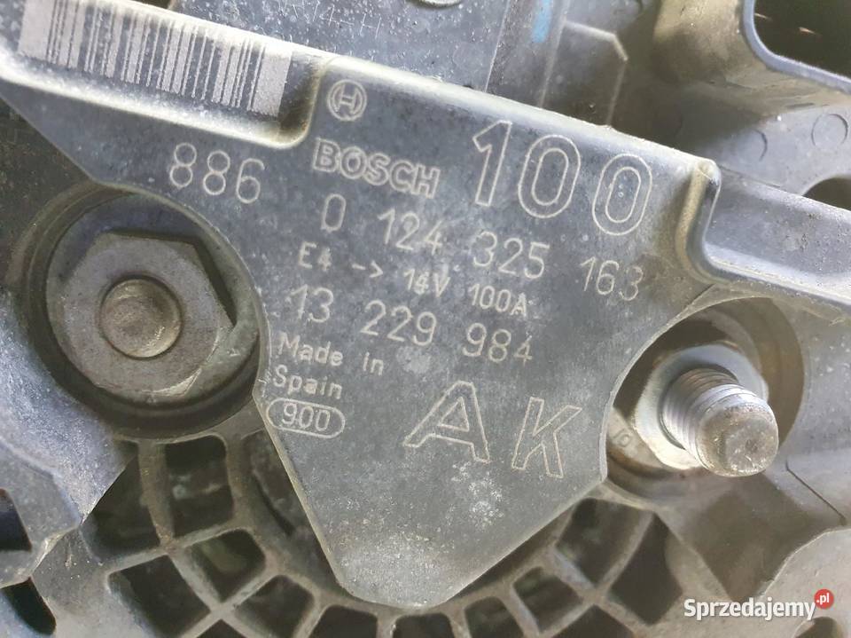 Opel Astra III H 18 16V ALTERNATOR 100A bosch Janów