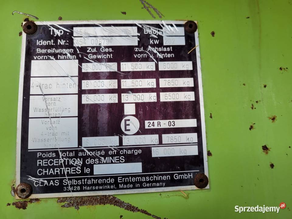 Claas Lexion 450 kombajn zbożowy