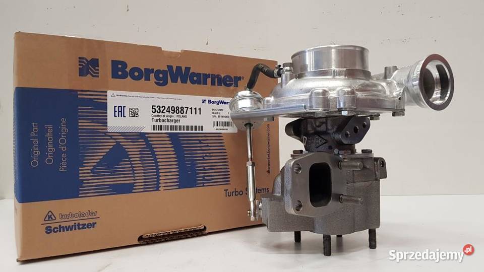 Nowa turbosprężarka BorgWarner 53249707111 Siedlce