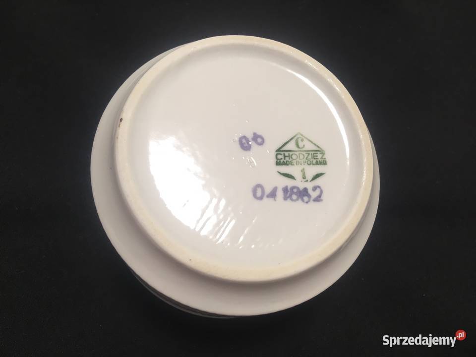PRL stara cukiernica Chodzież porcelana zachodniopomorskie Kołobrzeg