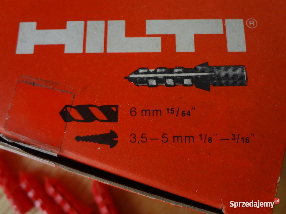 HILTI kołki rozporowe 200 FD6 dolnośląskie Wrocław