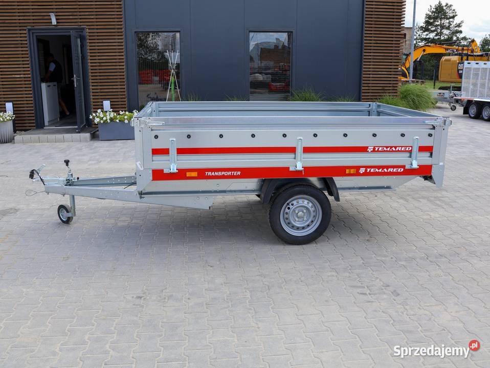 Przyczepa TEMARED TRANSPORTER 2515 towarowa Motoryzacja Nowa Sól