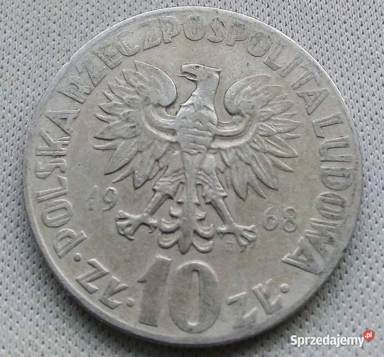 POLSKA10 1968 rCuNi MIKOŁAJ KOPERNIK Legionowo