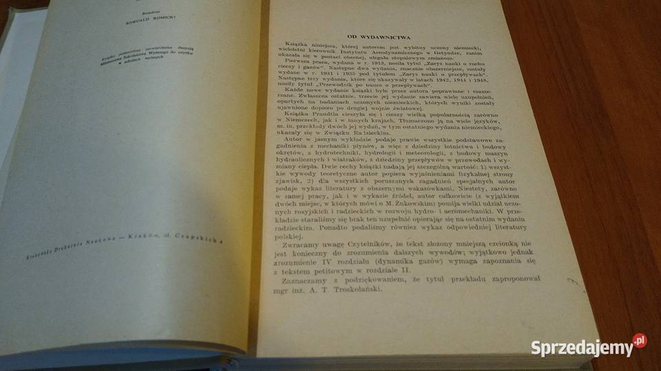 Dynamika przepływów Ludwig Prandtl Gdańsk