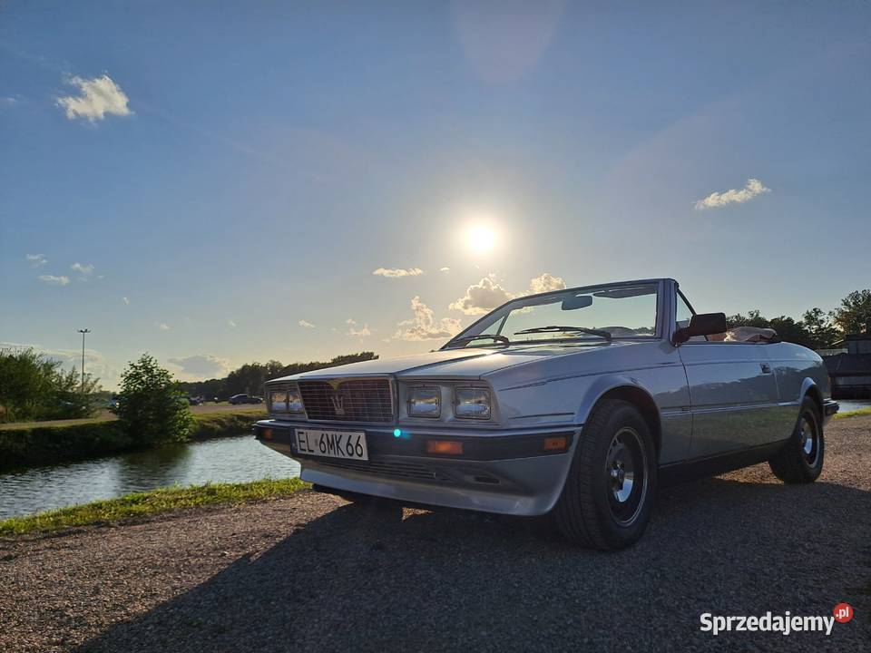 Maserati Biturbo Spyder Zagato 12 mil Oryginalny Łódź