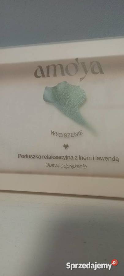 Olejek do masażu i poduszka antystresowa amoya