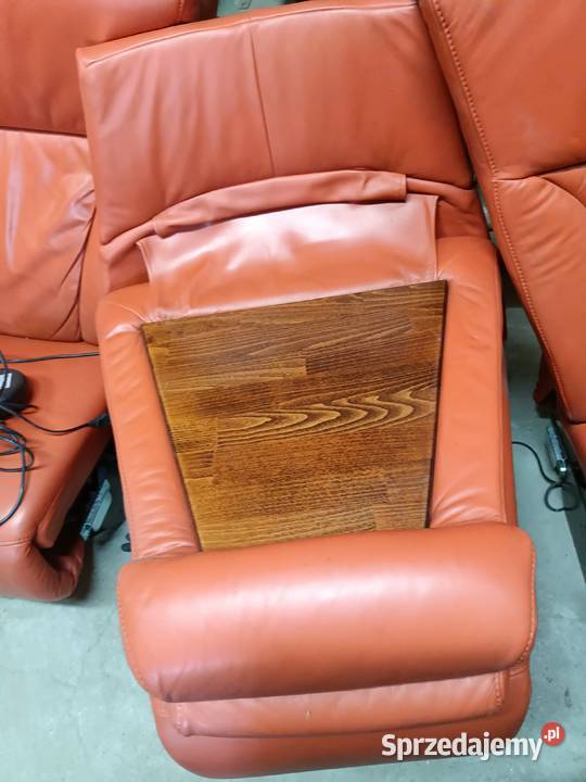 Kanapa narożnik skórzany elektrycznie sterowany Lubartów