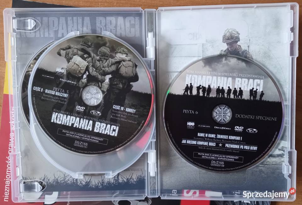Kompania Braci edycja 6 płytowa Filmy