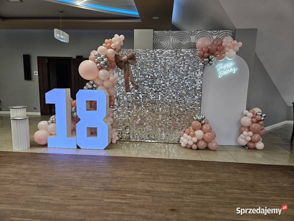 Ścianki balonowe dekoracje imprez Kalisz