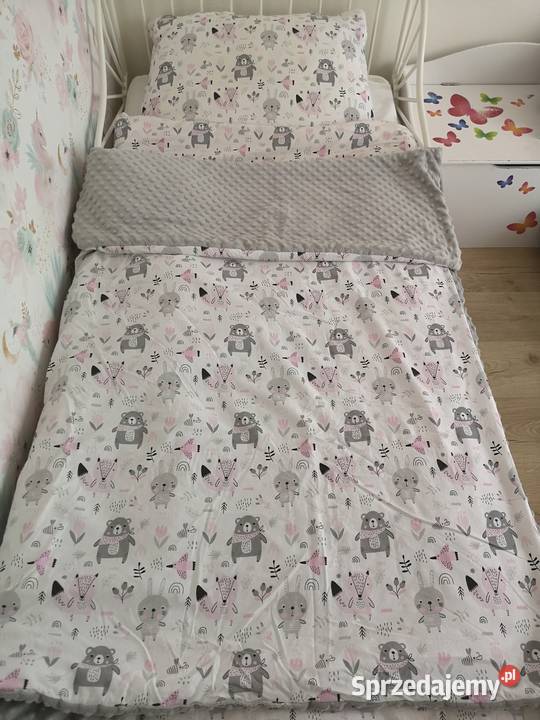 Komplet pościeli dziecięcej 3w1 dwustronny koc Pościel i kocyki Otrębusy