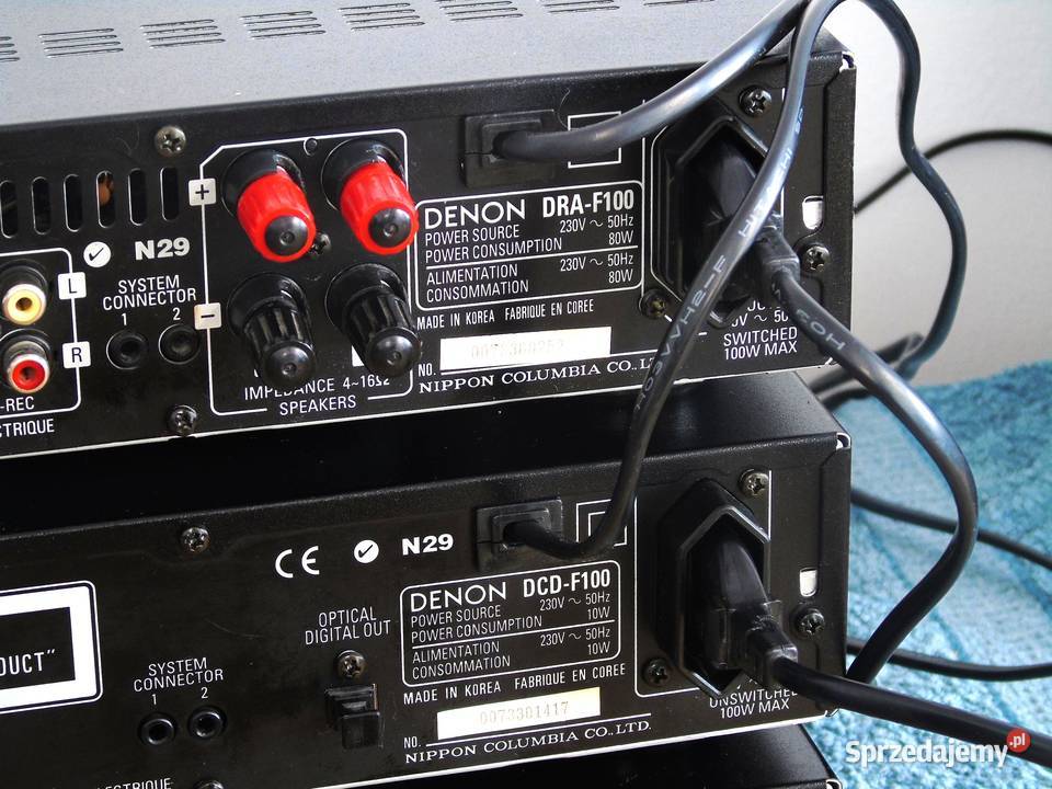 Wieża Denon Amplituner RDS CD Mag AUX PHONO Jasło sprzedam
