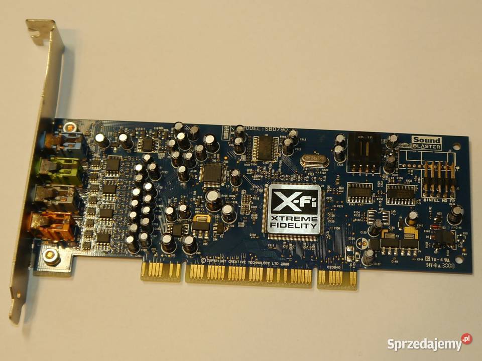 Karta dźwiękowa Creative Sound Blaster XFi Gdańsk