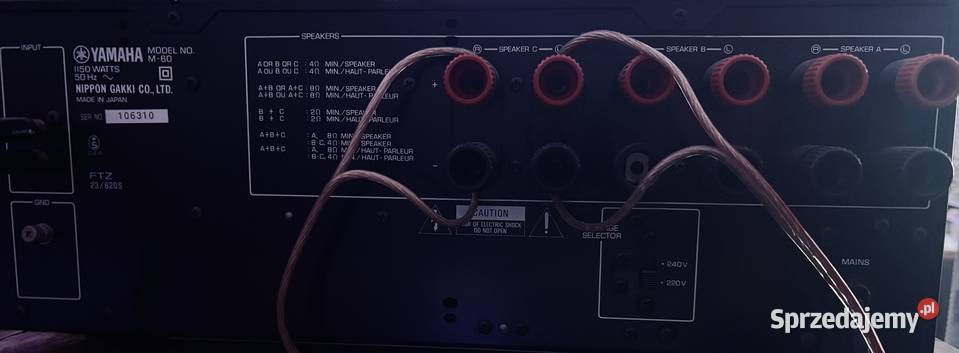 YAMAHA M60 przedwzmacniacz CX50