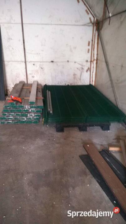 Słupek ogrodzeniowy 40x60x15x2000 zielony