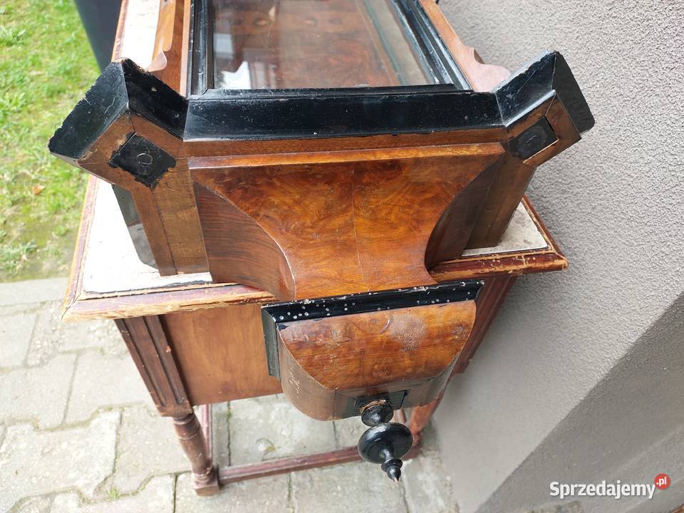 S184 Skrzynia duża obudowa starego zegara pomorskie Tczew
