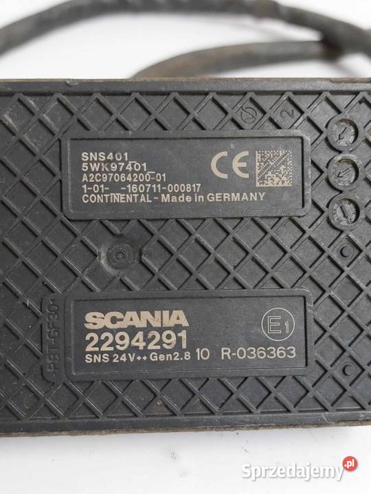 Czujnik Nox SCANIA 2294291 5WK97401 SNS401 003 Kargowa