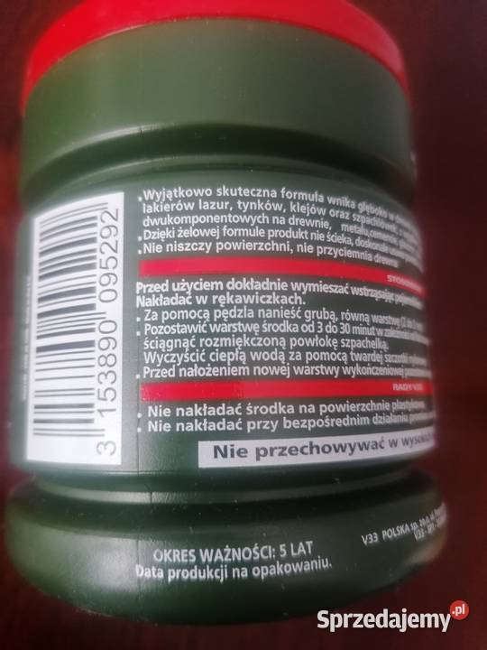 Do usuwania starych powłok 3V3 Dom i Ogród Gdańsk