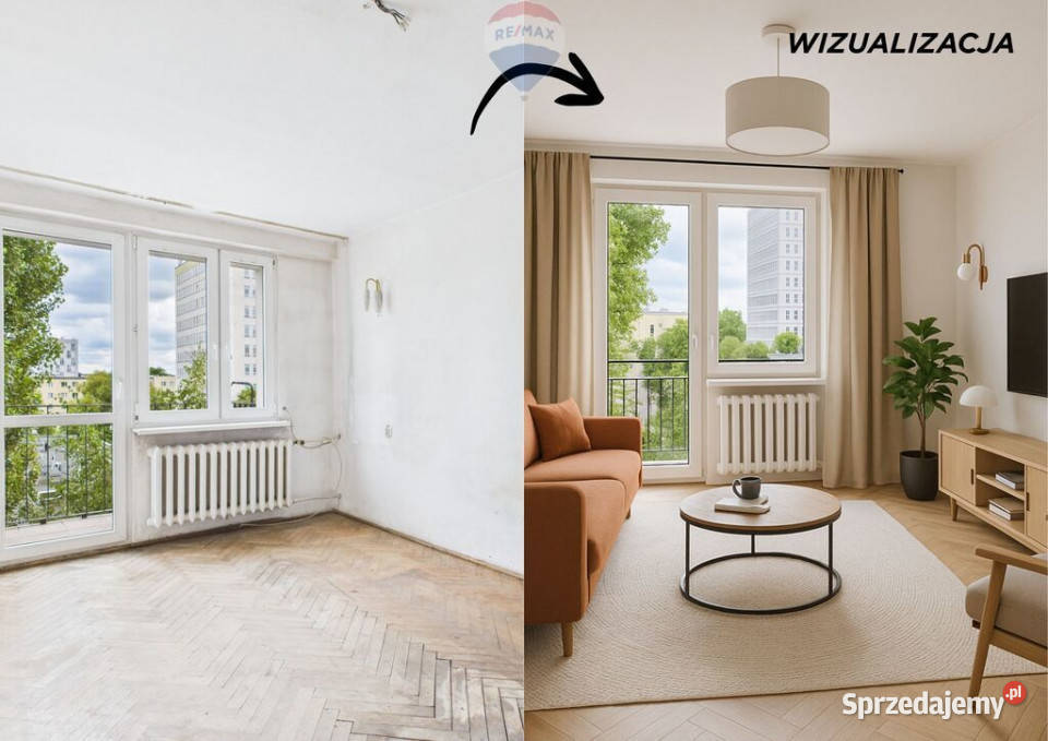 Na sprzedaż 3pokojowe mieszkanie na Ochocie balkon Warszawa sprzedam