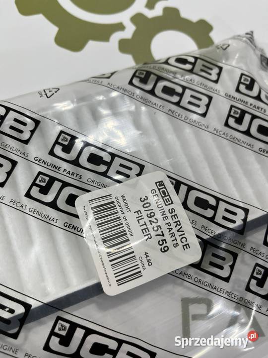 Filtr kabinowy JCB 30925759 Grodzisk Wielkopolski sprzedam