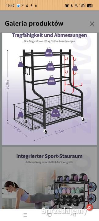 Regał do siłowni Drezdenko