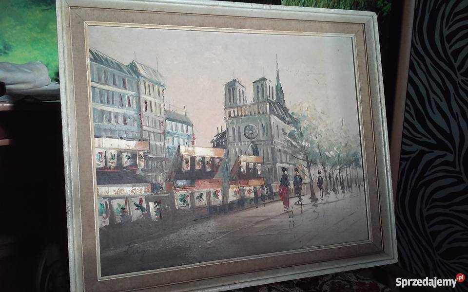 Piękne stare obrazy olejne na płótnie i nie Włocławek
