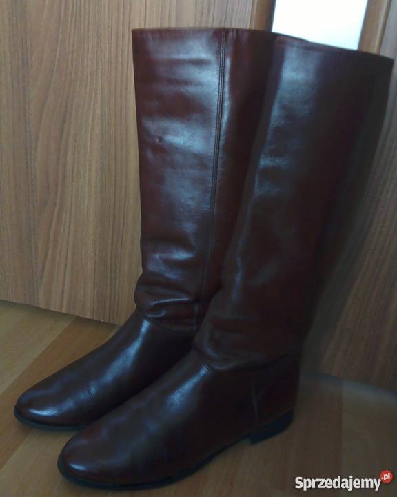 Kozaki oficerki skórzanerękawiczki 26.5cm Kraków
