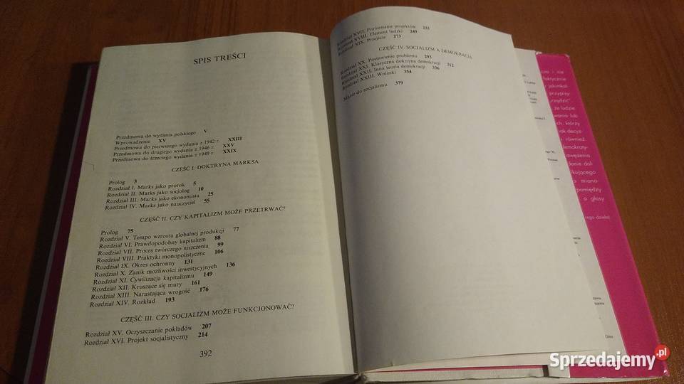 Kapitalizm Socjalizm Demokracja Joseph A Książki naukowe i popularnonaukowe Gdańsk sprzedam