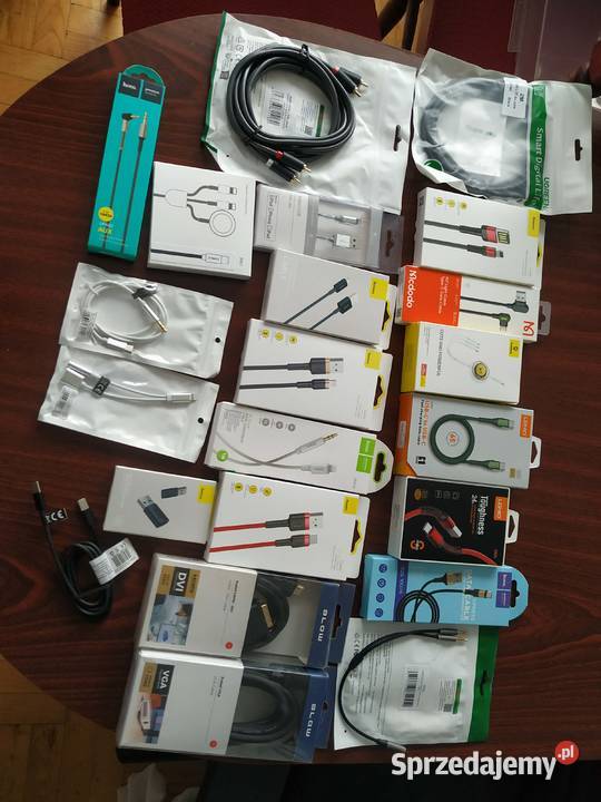 Przeróżne kable do smartfonów i nie Dąbrowa Tarnowska