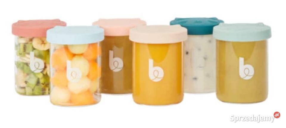 Zestaw szklanych pojemników ISY Babymoov 6x250ml Poznań