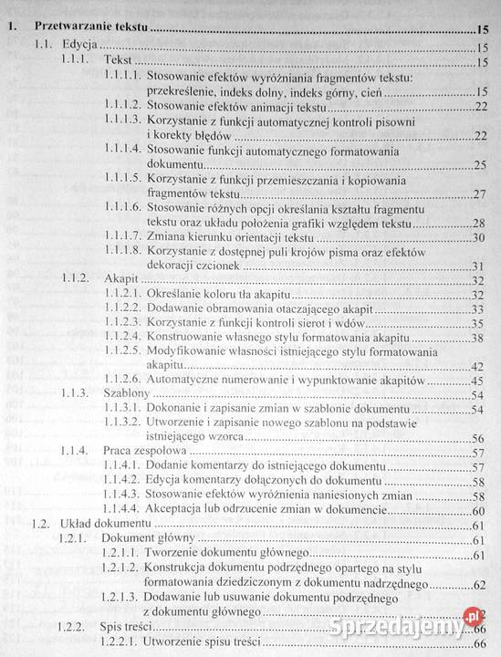ECDL Advanced na skróty Sylabus 1 Alicja Książki i Podręczniki Chełm