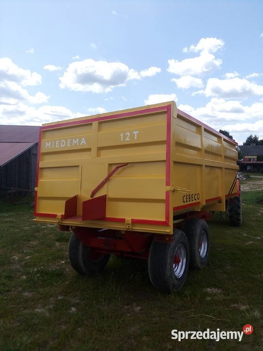 Przyczepa tandem Miedema 12t świętokrzyskie Bodzentyn