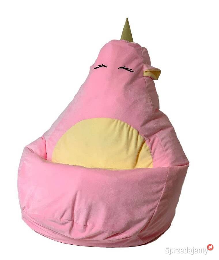 Go Gift Pufa worek sako JEDNOROŻEC różowy L Dla Dziecka Marki