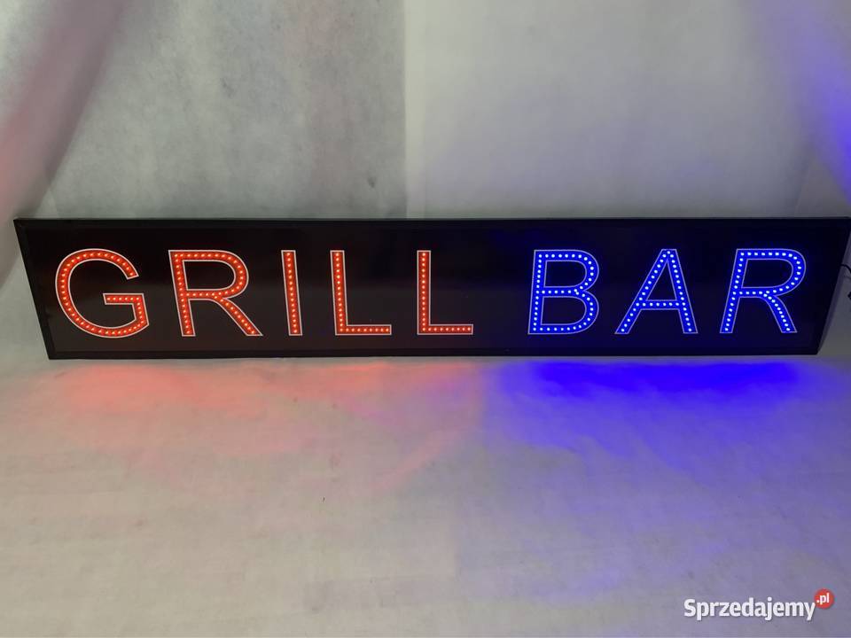 Grill bar reklama Led szyld diodowy 220 x 40 Pomiechówek