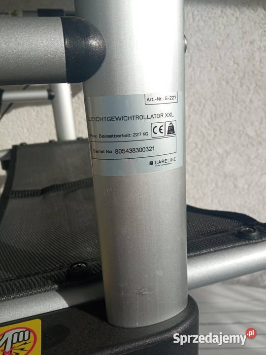 duży balkonik chodzik rehabilitacyjny do 220 Osieczna