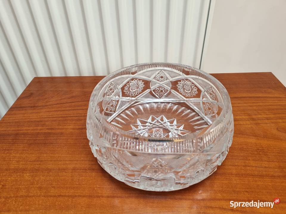 Kryształowa Misa salaterka PRL Lublin sprzedam