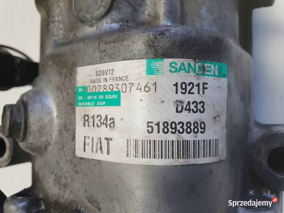 Fiat Fiorino 13 MJet SPRĘŻARKA KLIMATYZACJI osobowe Janów