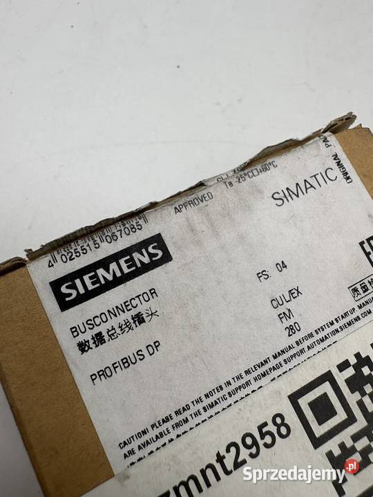 Siemens 6ES7 9720BB120XA0 Wtyczka Pozostałe Warszawa