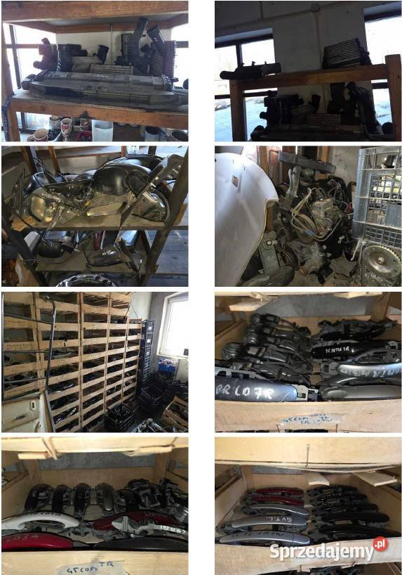 Syndyk sprzeda duże ilości części samochodowych Modlimowo