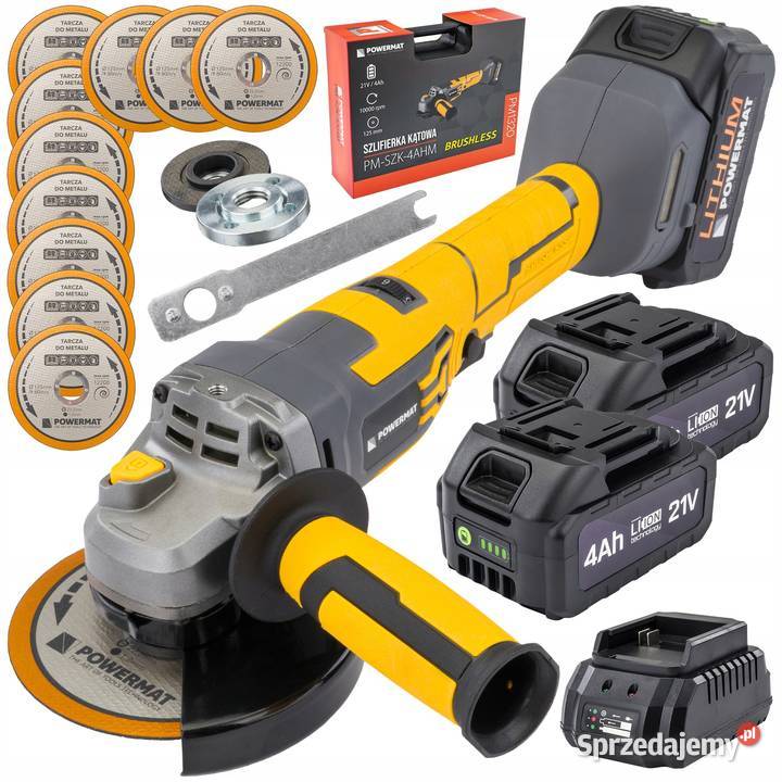 Szlifierka kątowa akumulatorowa bezszczotkowa