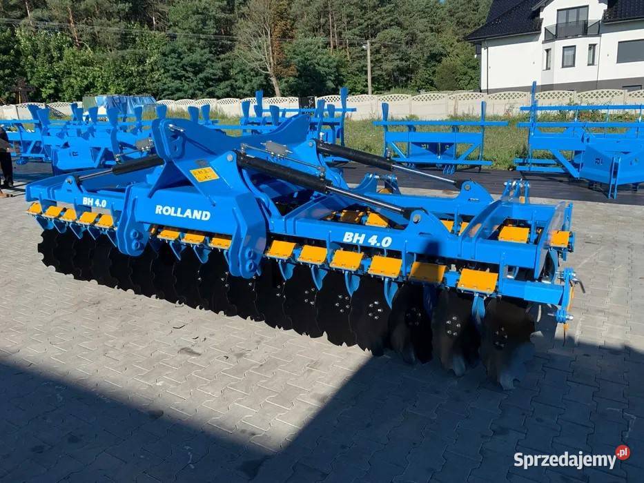 Brona talerzowa składana hydraulicznie 4 metry łódzkie Przedbórz