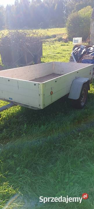 Przyczepka samochodowa aluminiowe burty 750 Stara Kamienica