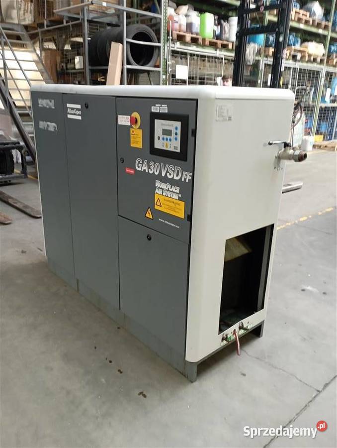 Sprężarka śrubowa ATLAS COPCO GA30VSDFF 30kW Kompresory Wilków