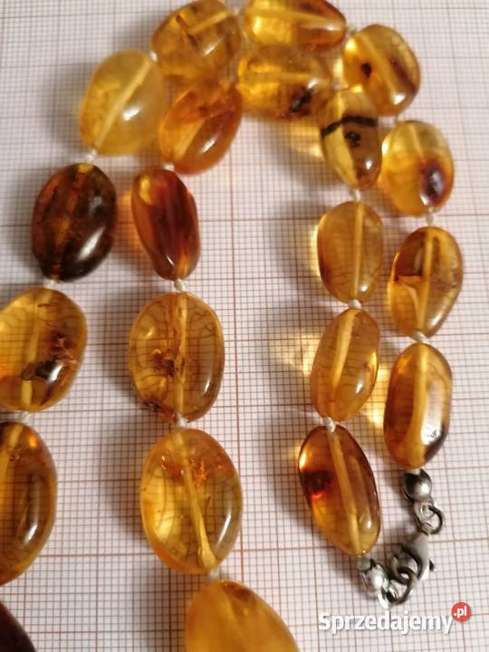 Naszyjnik z Bursztynu srebrne podlaskie Białystok