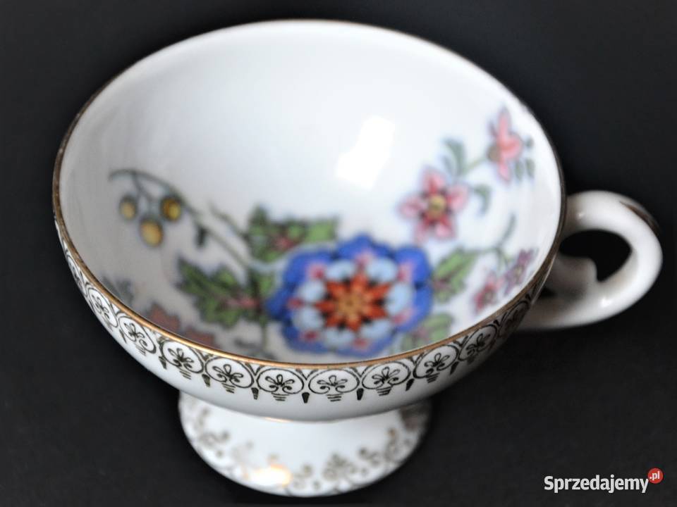 Filiżanka mokka Suhl Erdmann Schlegelmilch 1891r Warszawa