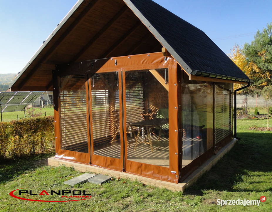 Plandeki na altanydomki letniskoweogródki Architektura ogrodowa Starachowice