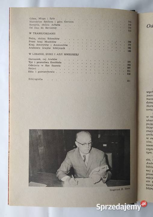Z ARCHEOLOGIĄ KRAJE BIBLIJNE Siegfried H Horn twarda